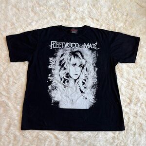 Wolf Play Fleetwood Mac Black & White Short Sleeve Band T Shirt Unisex Large
